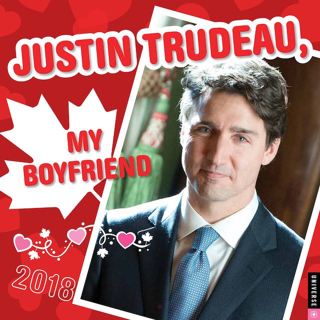 "트루도, 내 캐나다 남자친구" 달력 판매