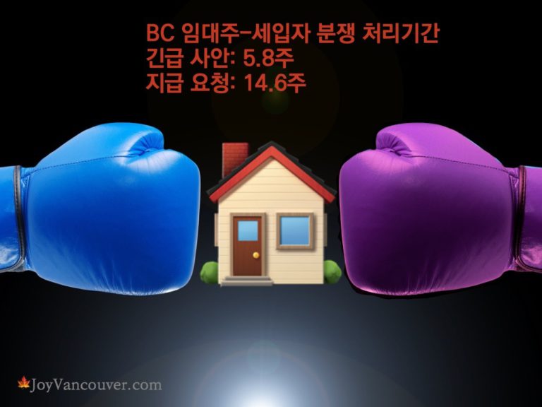 "임대 주택 관련 분쟁 조정 기간 단축" BC주 정부