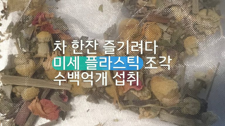 "망사형 티백, 미세 플라스틱 조각 발생"