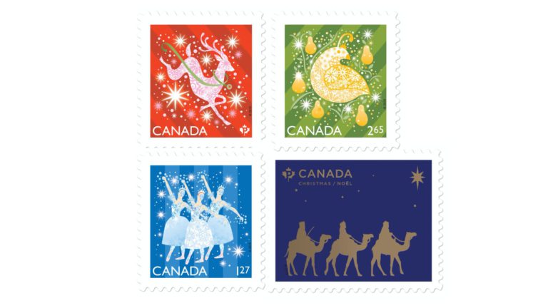 캐나다 크리스마스 기념우표 발매
