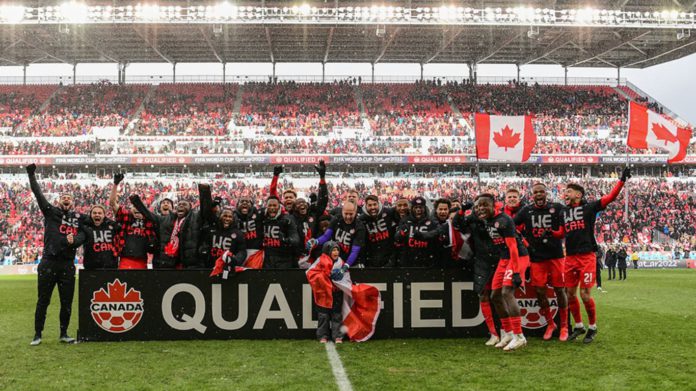 캐나다팀, 월드컵 본선 진출 2022